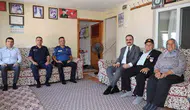 Karacasu'da anlamlı buluşma: Kaymakam Battal'dan kahramanlara ziyaret