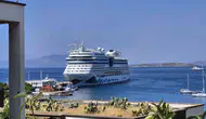 Bodrum limanlarında kruvaziyer bereketi: Bir günde 3 gemiyle binlerce ziyaretçi geldi