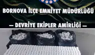 Bornova'da gece yarısı operasyonu: Polisten kaçan araçtan uyuşturucu fışkırdı