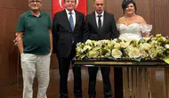 Denizli'de basın dünyasının mutlu günü: Hatice ve Mustafa ömür boyu birlikteliğe "Evet" dedi