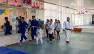 Efelerli minikler tatilde mindere iniyor: Judo ile hem spor hem disiplin