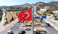 Bodrum’da şanlı bayrağımız için titiz mesai: Direkler baştan aşağı yenilendi