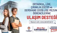 Denizli'de gençlerin yol arkadaşı belediye oldu: Ulaşım engeli kalkıyor