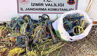 Şakran'da kablo hırsızlarına jandarma tokadı: 700 bin liralık vurgun sahiplerine döndü