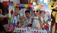Minik sanatçıların hayalleri Muğla’da tuvale sığmadı