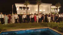 Pamukkale’de horonlu düğün: Hukuk dünyasının genç çifti dünya evine girdi