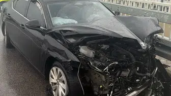 Ankara yolculuğu kabusa dönüştü: Başkan Arıcı'nın aracından geriye enkaz kaldı