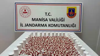 Manisa jandarmasından zehir tacirlerine çifte darbe: Binlerce hap ele geçirildi
