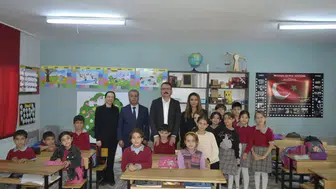 Sultanhisar'da egitim mesaisi: Kaymakam Ateş'ten okul ziyareti
