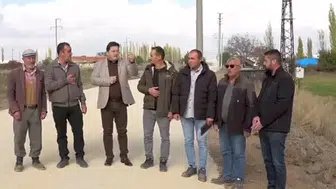 Bolvadin’de çamurlu yollar tarih oluyor: 2 kilometrelik hatta asfalt seferberliği