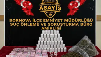 Bornova'da şafak operasyonu: Uyuşturucu ticaretine büyük darbe
