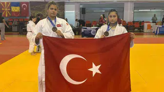 Manisa'nın gurur tablosu: Salihlili judocular Balkan kürsüsünde