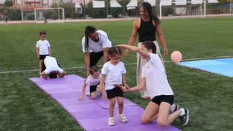 Sarıgöl’de minik yetenekler sahne aldı: Stadyumda cimnastik şöleni