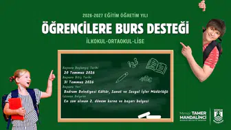 Bodrumlu öğrenciler için yeni dönem desteği: Başvurular başlıyor