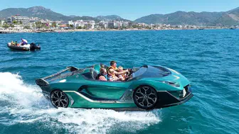 Marmaris’in mavi sularında yerli teknoloji fırtınası: Tatilciler jet car ile hız tutkusunu keşfediyor