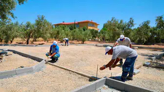 Didim’de doğa ile iç içe yeni bir buluşma noktası: Zeytin Park projesinde sona doğru