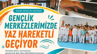 Didim’de yaz tatili dolu dizgin: Gençler yeteneklerini sahnede ve sahada konuşturuyor