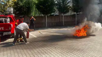 Muğla’da acil durum provası: İtfaiye ekipleri personeli yangına karşı eğitti