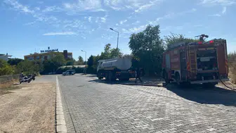 Aydın'da alevler okulun kapısına dayandı: Eğitimcilerden cansiperane mücadele
