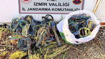 Şakran'da kablo hırsızlarına jandarma tokadı: 700 bin liralık vurgun sahiplerine döndü