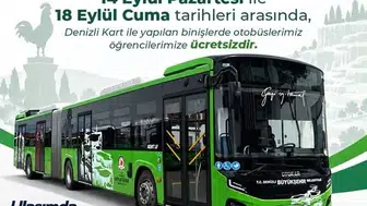 Denizli'de okul heyecanı başladı: Öğrencilere ulaşımda büyük kolaylık