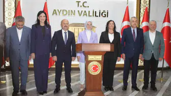 Bakan Göktaş’ın Aydın programında çocuk hakları vurgusu: Şehrin nabzını tuttu