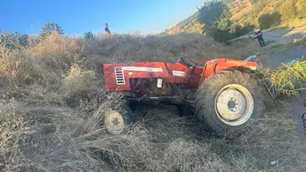 Kula’da tarım mesaisi hüsranla bitti: Traktör kazası can aldı