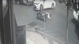 Aydın'da trafik kazası: Motosikletli sürücü yola savruldu