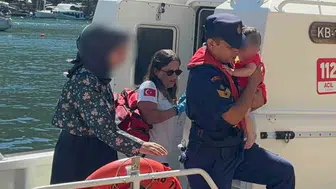 Fethiye açıklarında minik yolcu için zamanla yarış: Sahil Güvenlik devreye girdi