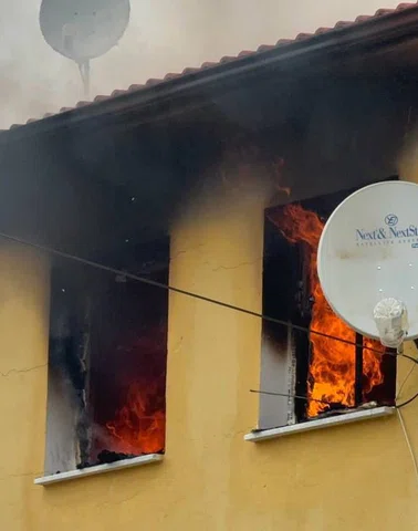 Bartın’da afet konutlarında çıkan yangın paniğe neden oldu