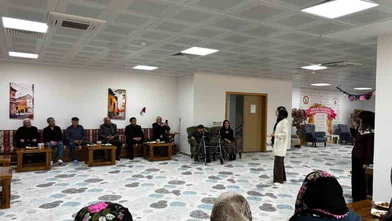 Huzurevinde Yaşlılar Haftası’na özel sergi