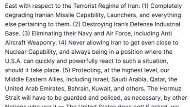 Trump: "İran’a yönelik askeri çabaları azaltmayı düşünüyoruz, hedeflerimize çok yaklaştık"