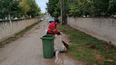 Bolvadin’de sokaklar hijyenle buluştu: Belediye ekipleri sahada