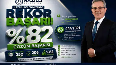 Nazilli’de hizmet hızı zirve yaptı: Başkan Tetik’in iletişim hattında 17 yıllık rekor