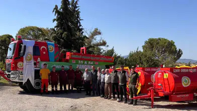 Demirci’de yangınla mücadele filosu büyüyor: Üç kooperatife tam donanımlı tanker