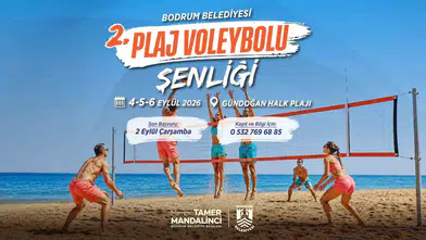 Gündoğan Sahili’nde Üç Gün Sürecek Voleybol Coşkusu