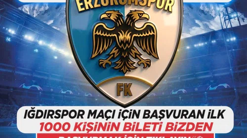 AK Parti’den bin taraftara maç bileti hediyesi