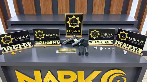 Uşak emniyetinden zehir tacirlerine büyük darbe: 27 tutuklama