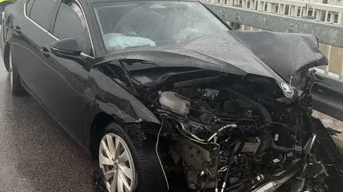 Ankara yolculuğu kabusa dönüştü: Başkan Arıcı'nın aracından geriye enkaz kaldı