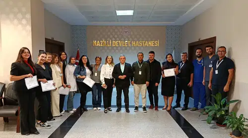 Nazilli'de acil servis hizmetlerinde kalite dönemi: Hemşireler uzmanlık belgelerine kavuştu