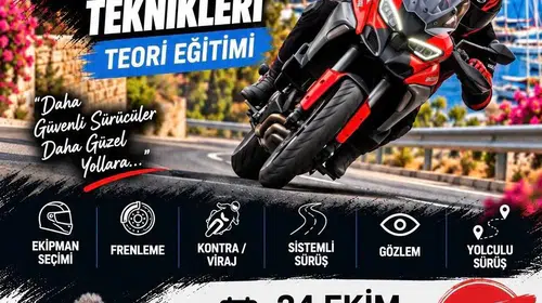Bodrumlu motosikletçilere uzmanından hayati ders: Ücretsiz eğitim başlıyor