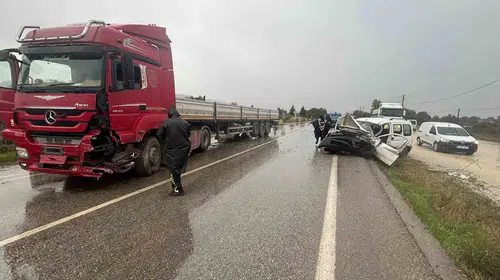 Ödemiş’te trafik dehşeti: Hatalı sollama bir cana mal oldu