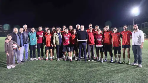 Zorlu kazadan sonra ilk durak antrenman sahası: Başkan Arıcı’dan tam destek