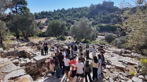 Bodrum’un kadim mirası gençlerle buluştu: Leleglerin izinde tarih yolculuğu