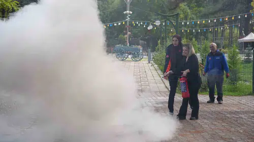 Minikler afetlere karşı hazır: Bolvadin’de hayat kurtaran tatbikat