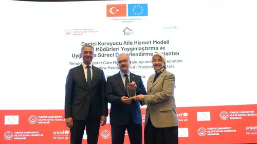 Afyonkarahisar'ın sosyal hizmet başarısı Ankara'dan tescillendi