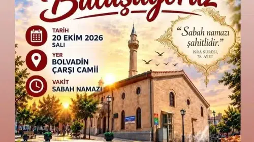 Bolvadinli gençler güne manevi bir başlangıç için saf tutuyor