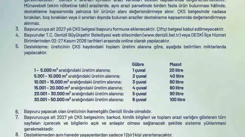 Denizli’de tarım seferberliği: Çiftçiye mazot ve gübre desteği müjdesi