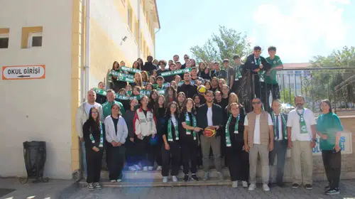 Muğlaspor’dan eğitime tam destek: Yıldız futbolcular öğrencilerle buluştu