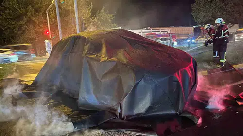 Aydın itfaiyesinden teknolojik savunma: Elektrikli araç yangınlarına özel müdahale